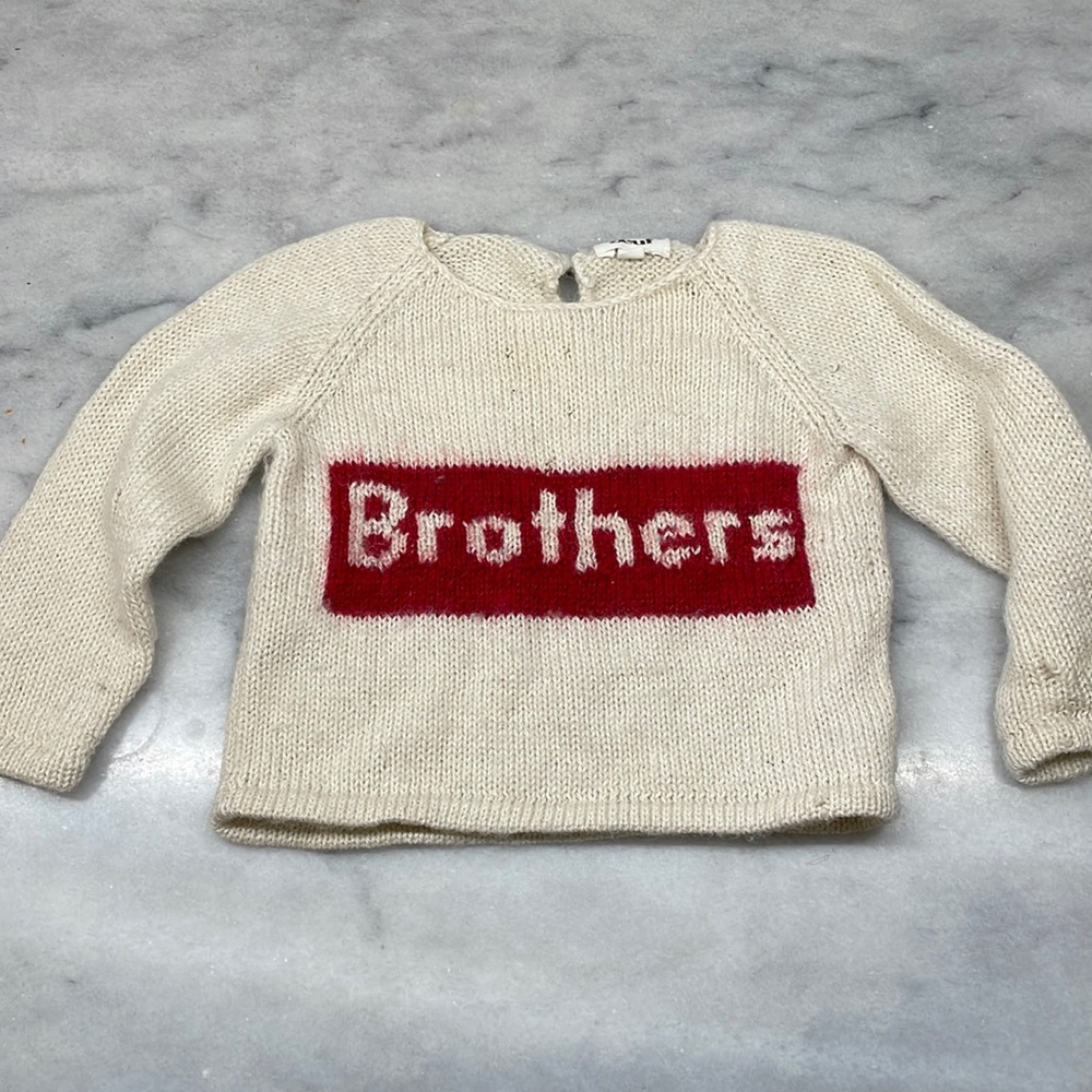 Oeuf brothers sweater 6 months size